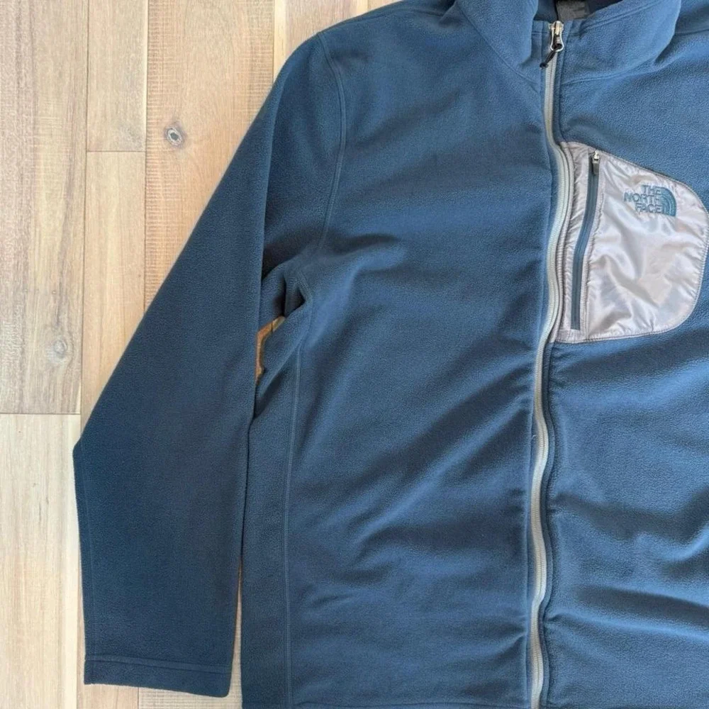 The North Face blue fleece jackets zip up Sz XL #outdoor #fleece